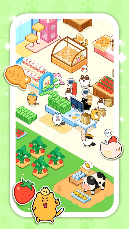 #1. Ninimo Cat Supermarket: Tycoon (Android) By: The Pinkfong Company