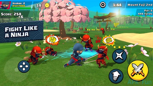 Ninja Golf Screenshot Image