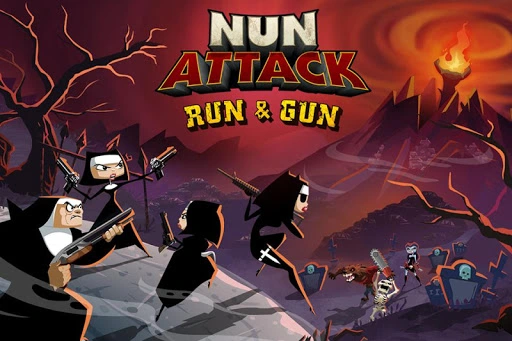 Nun Attack: Run & Gun Screenshot Image