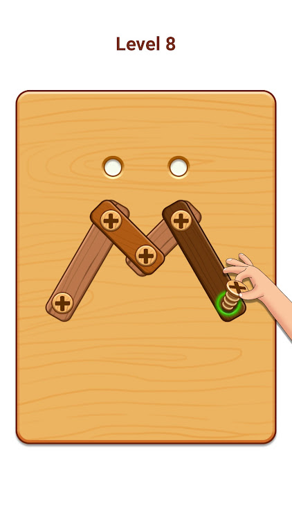 #1. Nuts & Bolts: Wood Puzzle Game (Android) By: Bravestars Casual