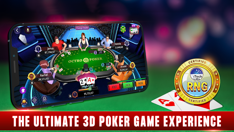 #1. Octro Poker holdem poker games (Android) By: Octro, Inc.