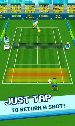 One Tap Tennis Screenshot Image