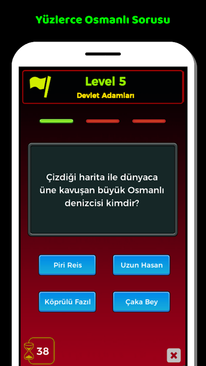 #1. Osmanlı Tarihi Bilgi Yarışması (Android) By: Gusta Gaming