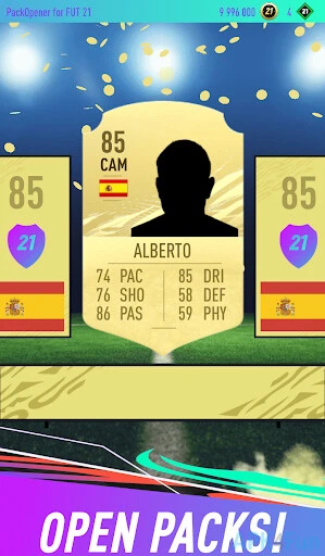 Pack Opener for FUT 21 Screenshot Image