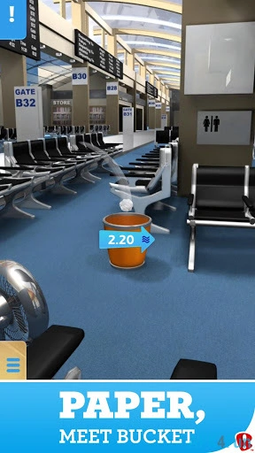 Paper Toss Screenshot Image