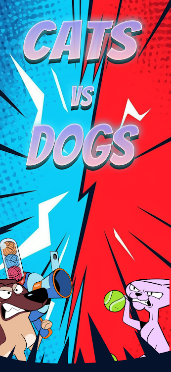 #1. Paws of War: Cats vs Dogs (Android) By: FERA Games - Idle Simulator Tycoon Games