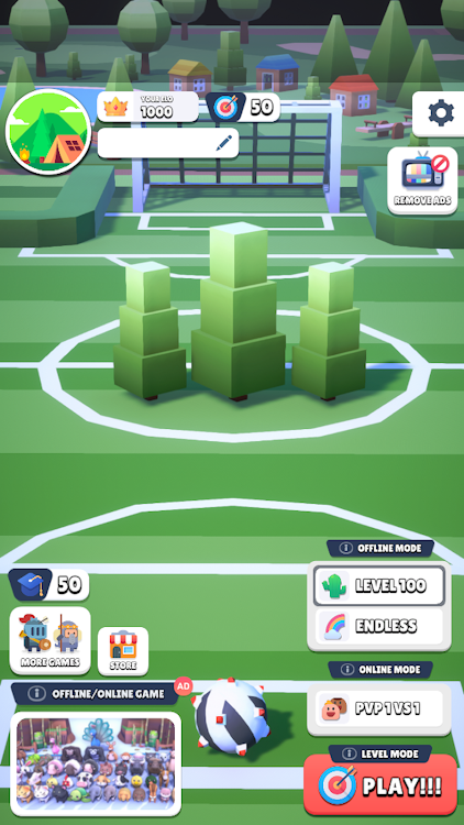 #1. Penalty Football Online (Android) By: OUTPLAY GAME STUDIO