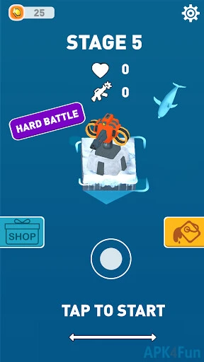 Penguin Island Raft Wars Screenshot Image