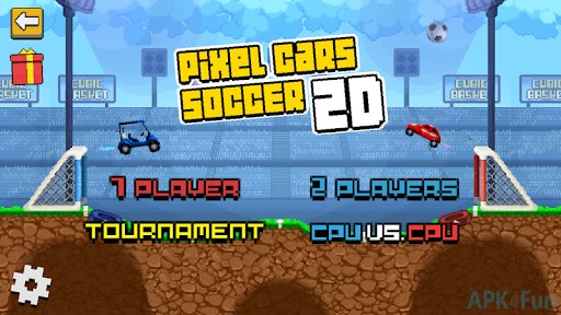 Pixel Cars Soccer Screenshot Image