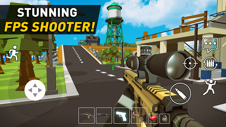 #1. Pixel Danger Zone:Battleroyale (Android) By: Super Games Studio