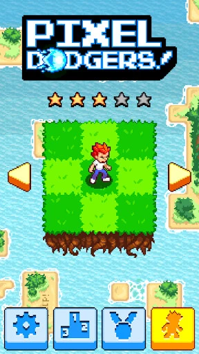 Pixel Dodgers Screenshot Image