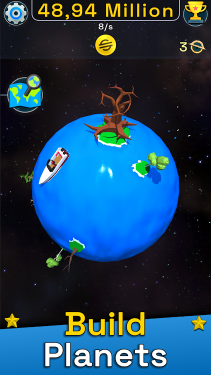 #1. Planet Evolution: Idle Clicker (Android) By: Leek & Ribs Games