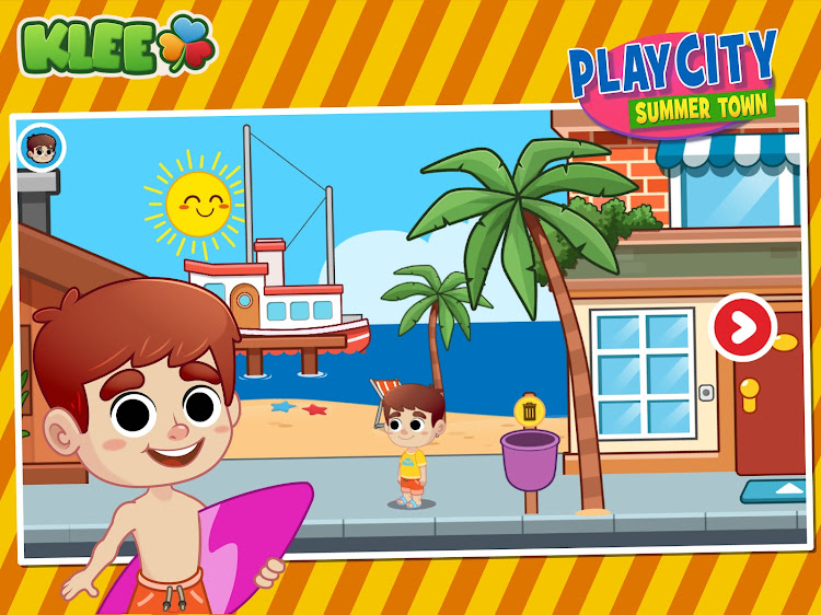 #6. PlayCity - SUMMER HOLIDAY TOWN (Android) By: Klee Games