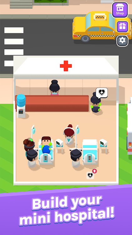 #1. Pocket Hospital - Idle Tycoon (Android) By: Mousetap Games