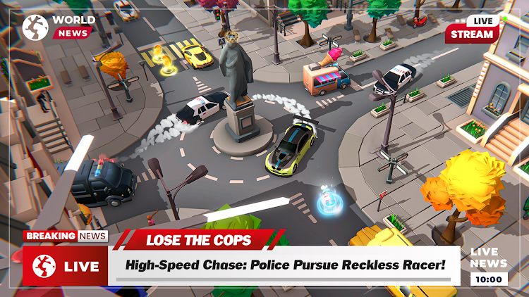 #1. Police Car Chase: Police Games (Android) By: Connect Game Studios - Car Racing Games