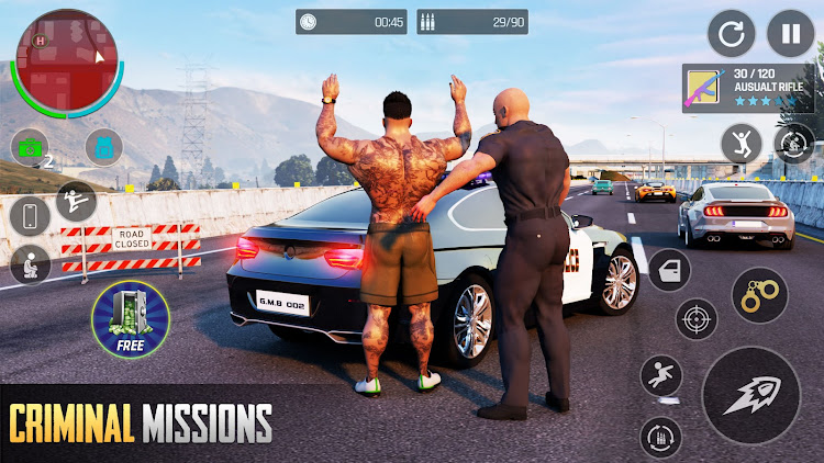 #1. Police Driving Games Car Chase (Android) By: Gaming Mob