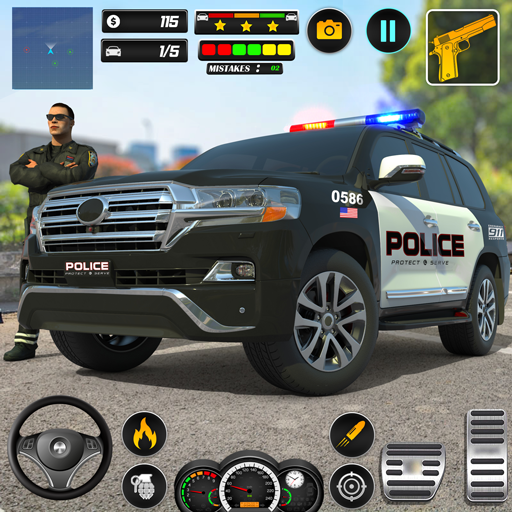 #1. Police Monster Truck Games 3D (Android) By: Dubai Entertainment