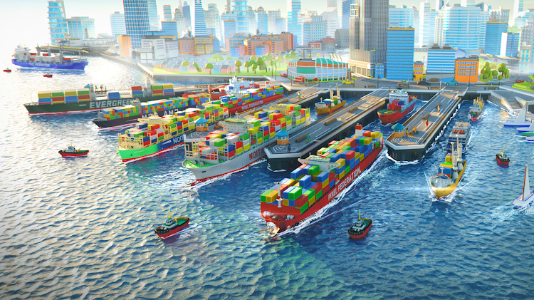 #2. Port City: Ship Tycoon (Android) By: Pixel Federation Games