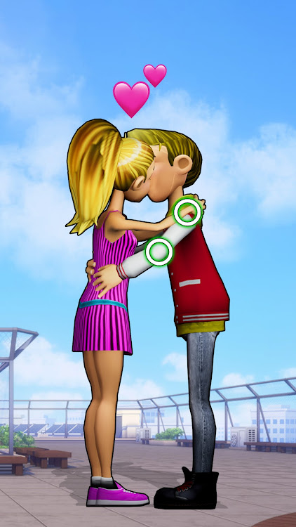 #1. Pose Em : Make Perfect Kiss (Android) By: FunBox Studios