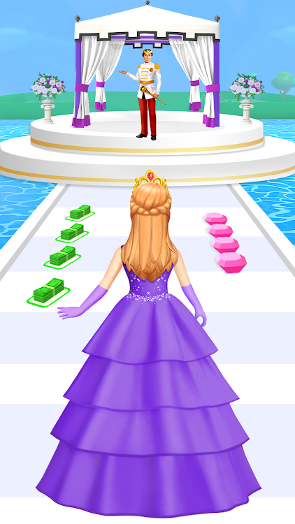 #1. Princess Race: Wedding Games (Android) By: Fried Chicken Games