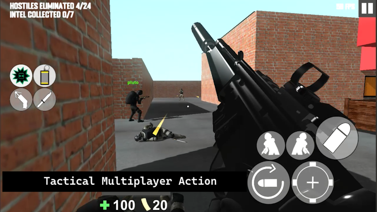 #1. Project Breach 2 CO-OP CQB FPS (Android) By: 1Car2Wills Games