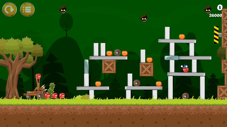 #1. Pumpkins knock down Pro (Android) By: Enerdc games