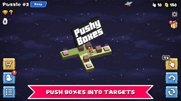 #1. Pushy Boxes - Pushing Puzzles (Android) By: PigCell Studio