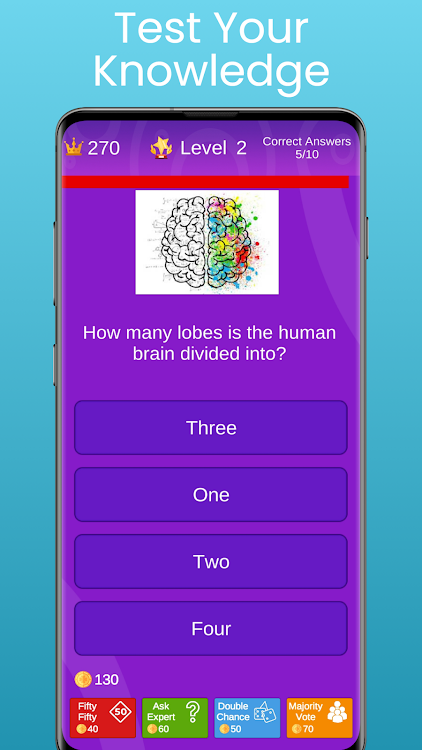 #1. Quiz Hello: Quiz & Trivia game (Android) By: Waneta Games