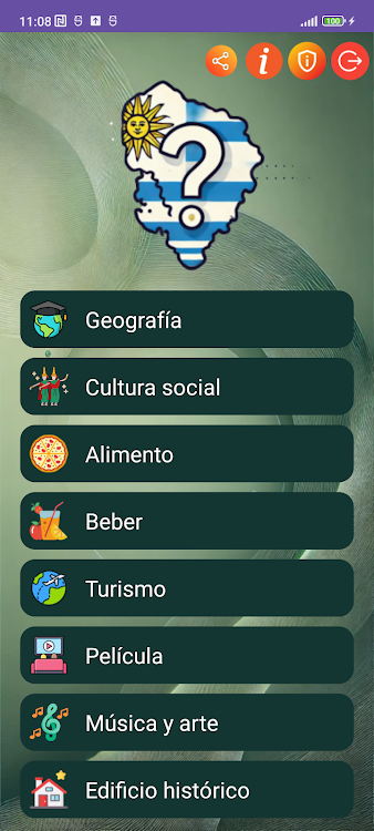 #1. Quiz de Uruguay (Android) By: Jatisari Inovasi Studio