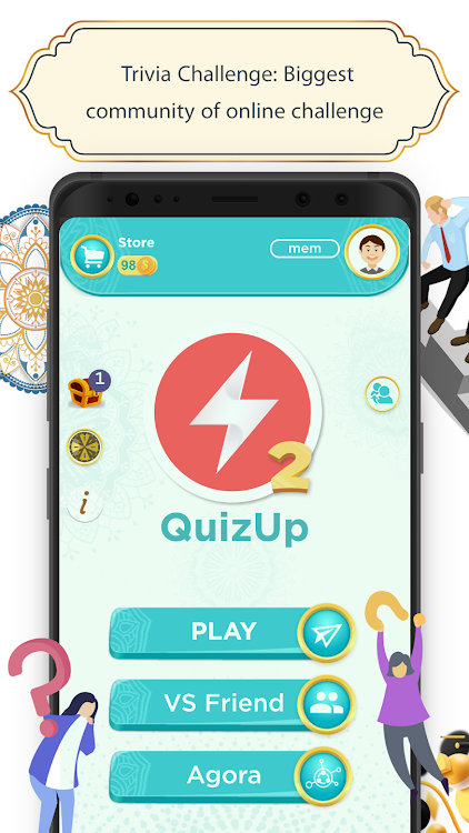 #1. QuizUp 2 (Android) By: IHSAN STUDIO