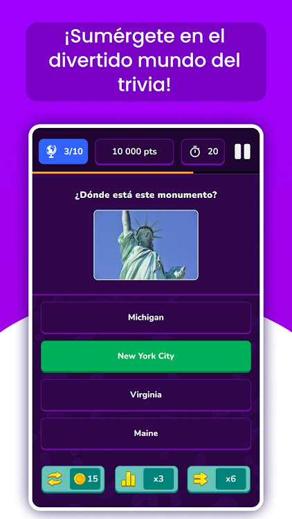 #1. Quizit - Trivia Español (Android) By: WalkMe Mobile Solutions