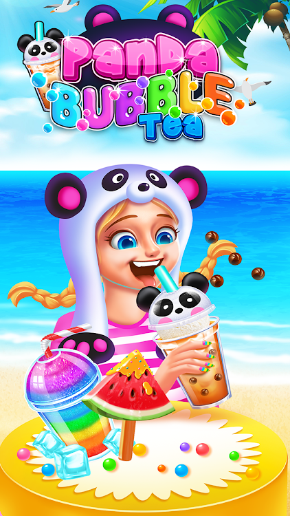 #1. Rainbow Bubble Milk Tea Maker (Android) By: Beansprites LLC