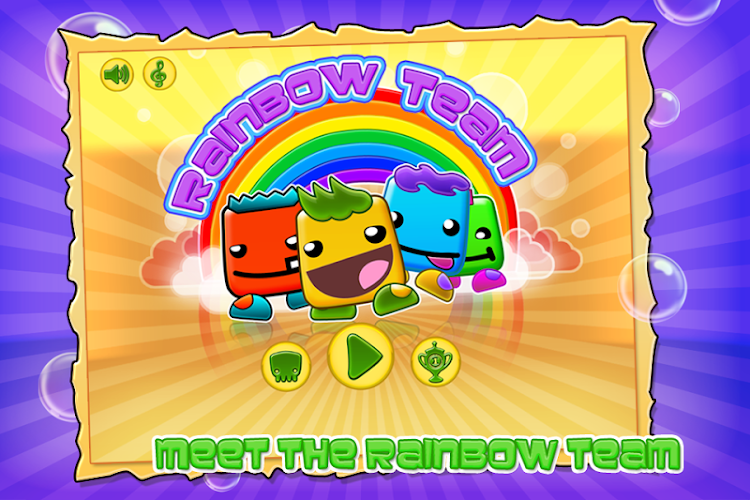 #1. Rainbow Team (Android) By: UpGames