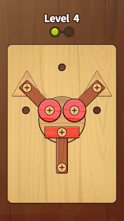 #1. ReBolt : Wood Screw Puzzle (Android) By: SUPERBOX Inc