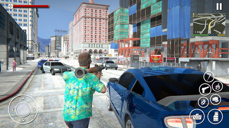 #1. Real Gangster Crime Miami City (Android) By: Games box Studios