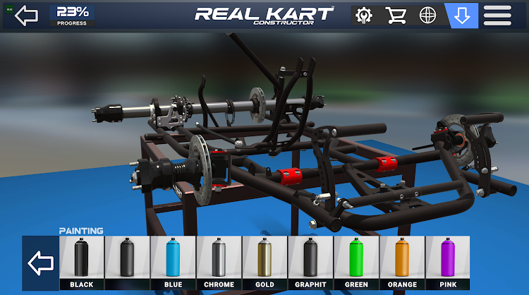 #1. Real Kart (Android) By: Aglobex3D