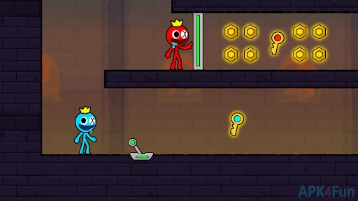 Red and Blue Stickman 2 Screenshot Image