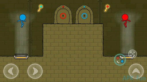 Red and Blue Stickman Screenshot Image