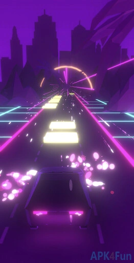 Retro Road: Neon Beats Screenshot Image