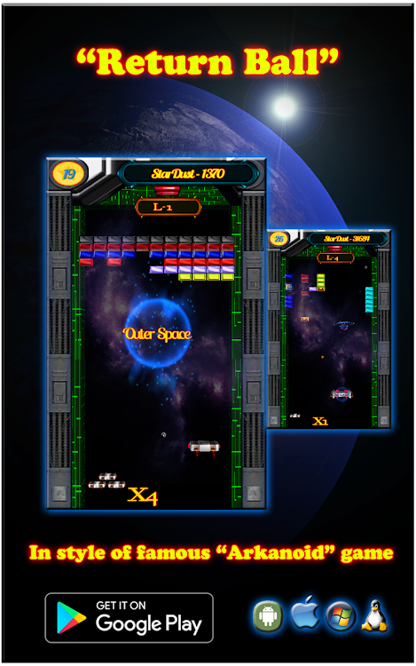 #1. Return Ball (Android) By: MicroDevC