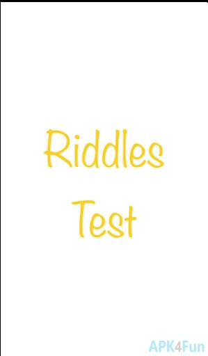 Riddles Test Screenshot Image