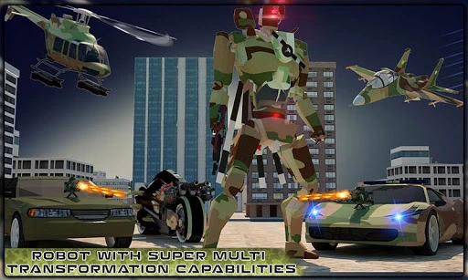 Robot Hero Super Transform Screenshot Image