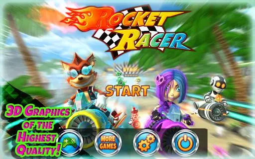 Rocket Racer Screenshot Image