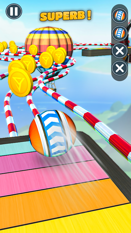 #1. Rolling Ball - Fast Balls 3d (Android) By: Yzone Games