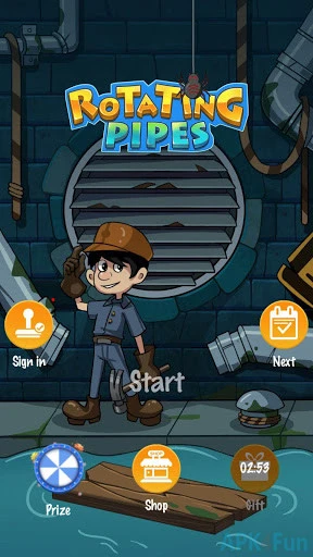 Rotating Pipes Screenshot Image