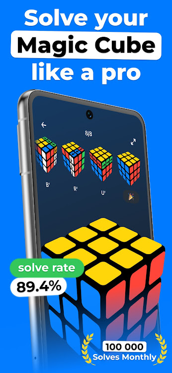 #1. Rubiks Cube Solver (Android) By: Pax Inc.