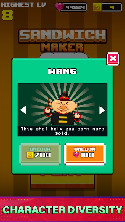 #1. SandWich Master (Android) By: DCD Creative