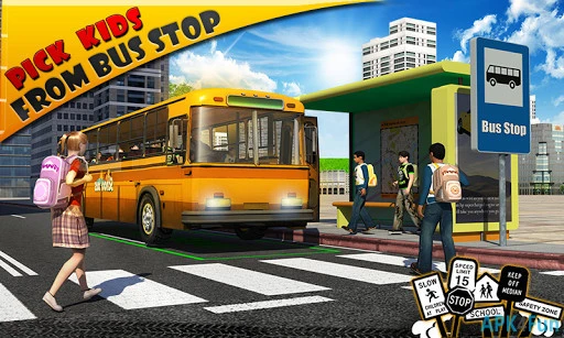 Schoolbus Driver 3D SIM Screenshot Image