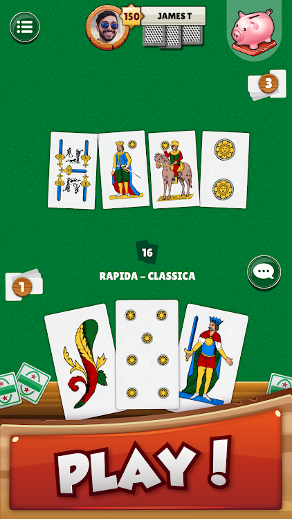 #1. Scopa - Italian Card Game (Android) By: Whatwapp Entertainment