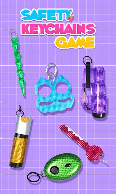 #1. Self Defense Keychain Game! (Android) By: Aesthetic lab